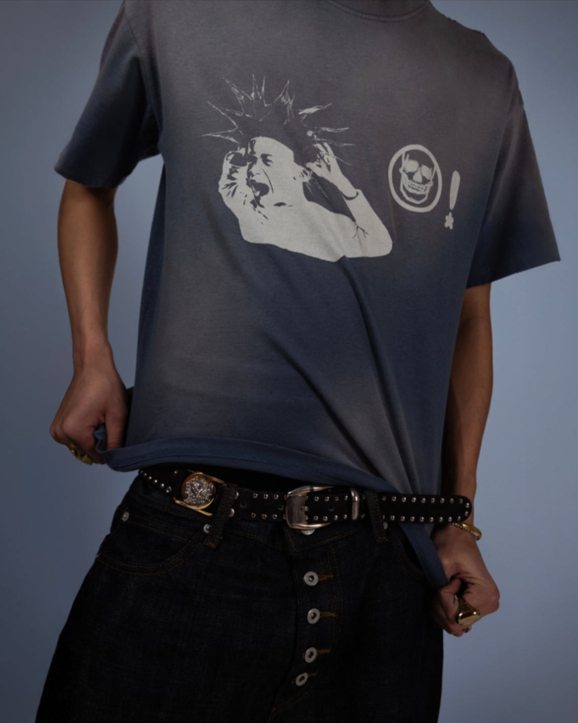 KID TEE "CLOUDED BLUE"